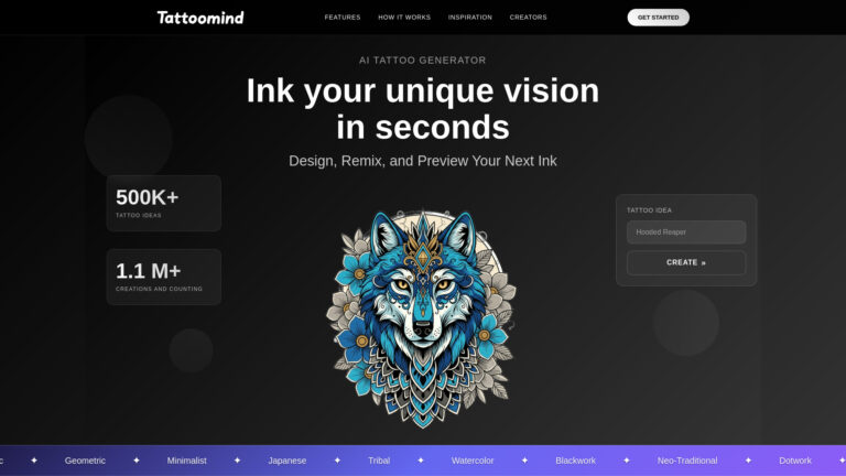 Popular Tattoomind AI AI Tool Review