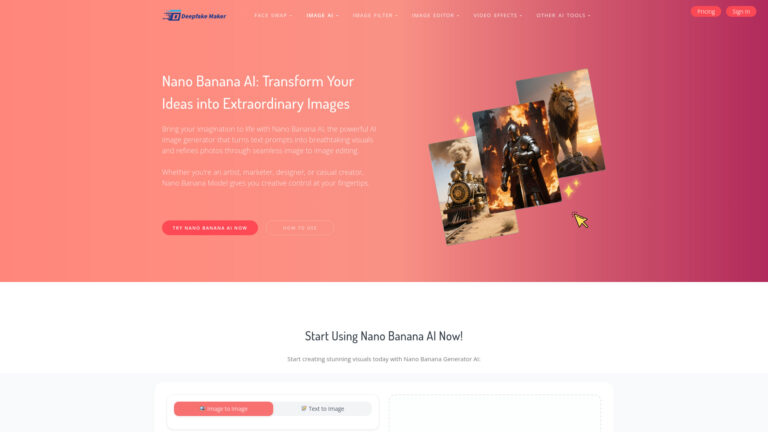 Smart Deepfake Maker Nano Banana AI AI Tool Review