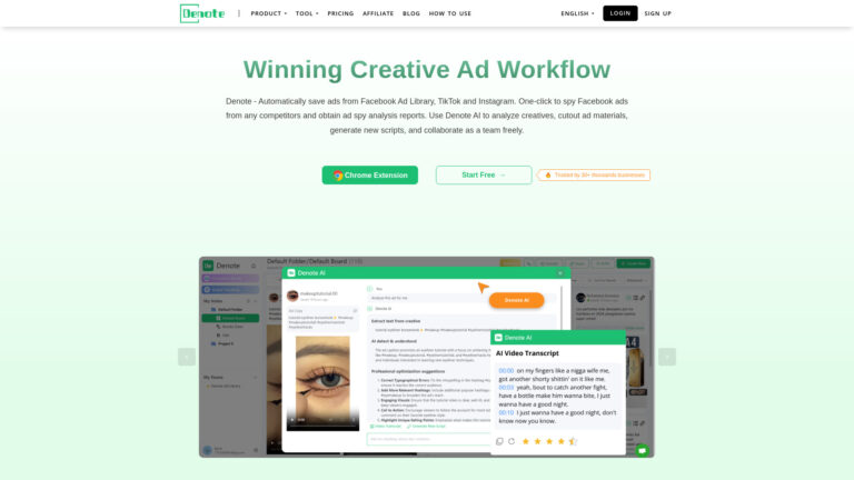Free Denote AI Tool Review