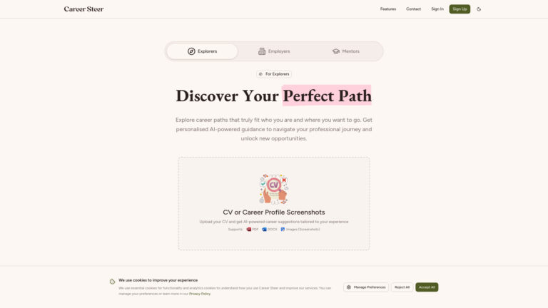 Free Career Steer AI Tool Review