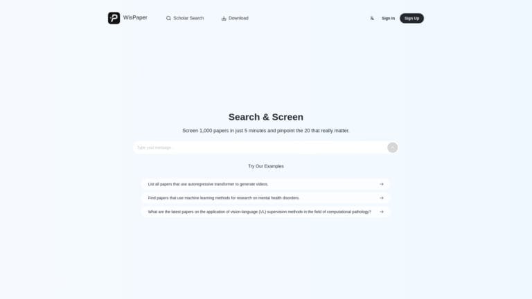 Advanced Wispaper AI Tool Review