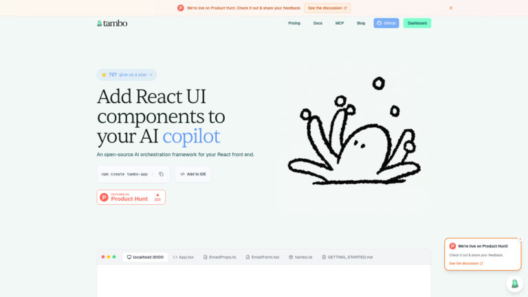 Trending Tambo AI AI Tool Review