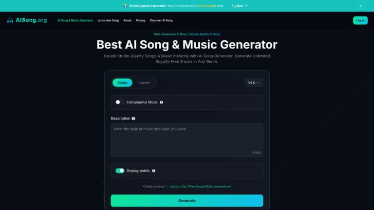 Advanced AIsong.org AI Tool Review