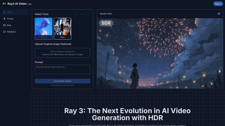 Best Ray 3 AI Video AI Tool Review