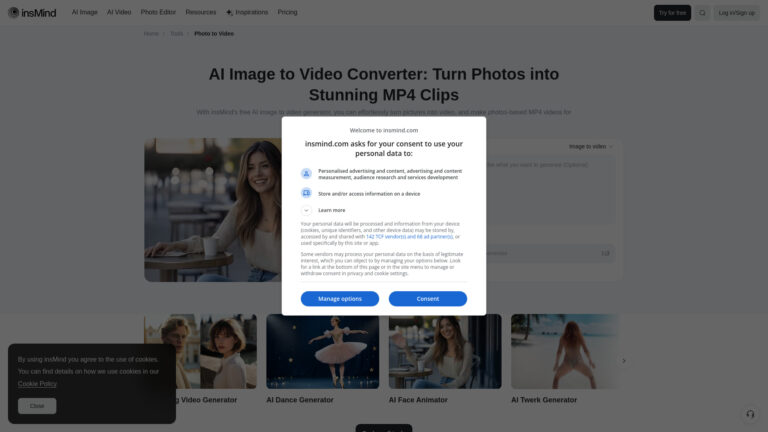 Popular Insmind Image To Video Converter AI Tool Review