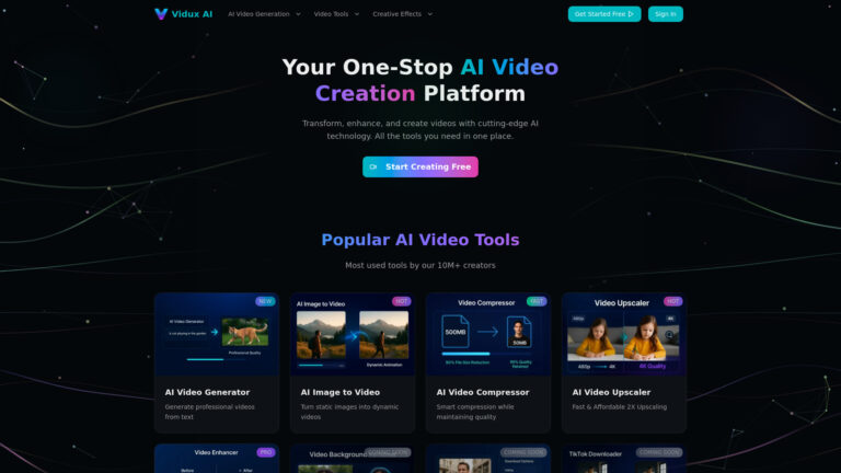 Trending Vidux AI AI Tool Review