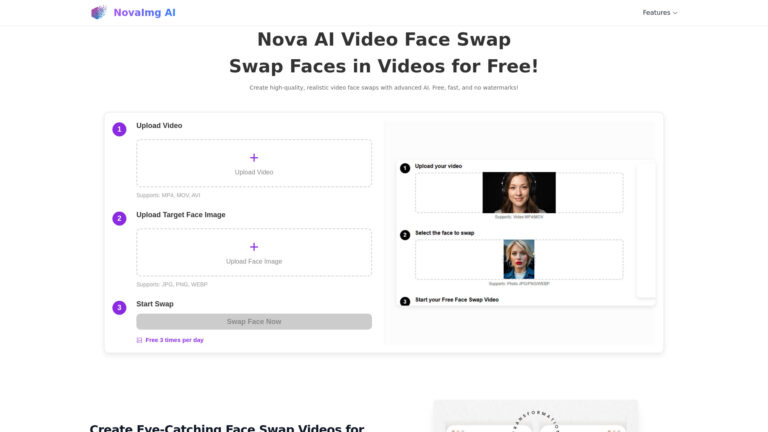 Powerful Free Video Face Swap AI Tool Review