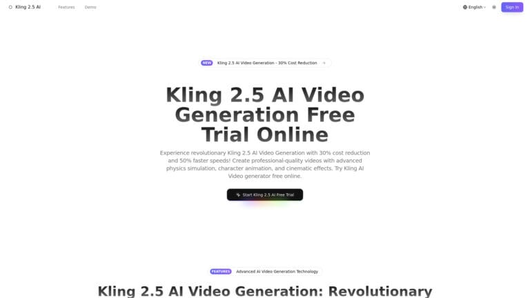 Popular Kling 2.5 AI Tool Review
