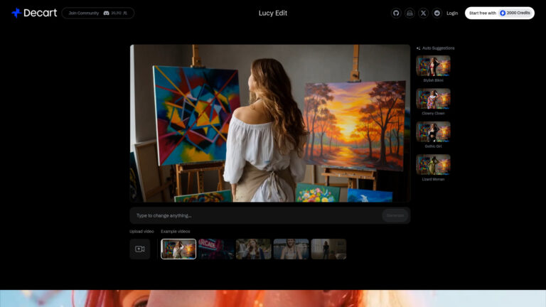 Smart Lucy Edit By Decart AI Tool Review
