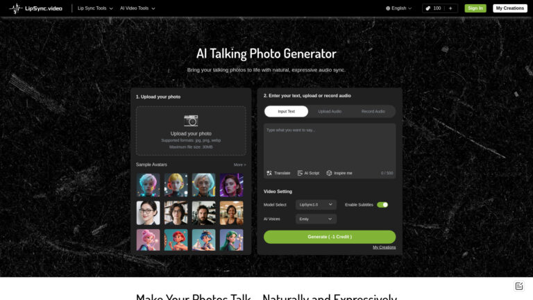 Free Talking Photo AI Tool Review