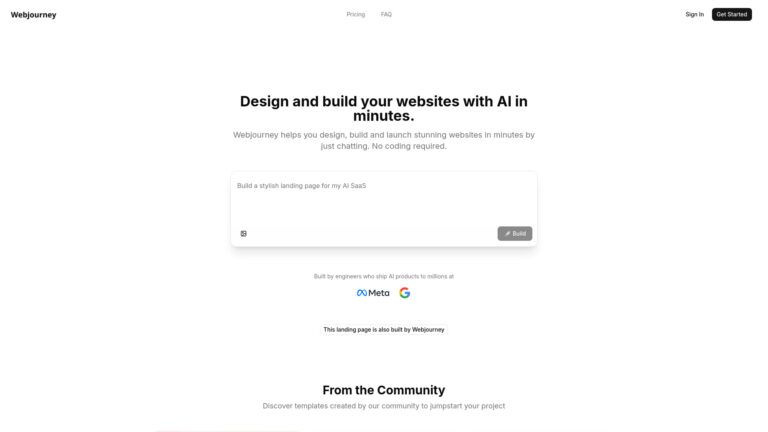New Webjourney AI Tool Review