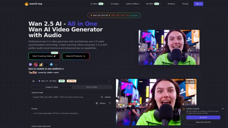 New Wan 2.5 AI AI Tool Review