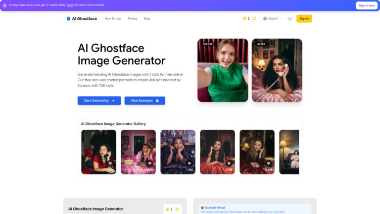 Free AI Ghostface AI Tool Review