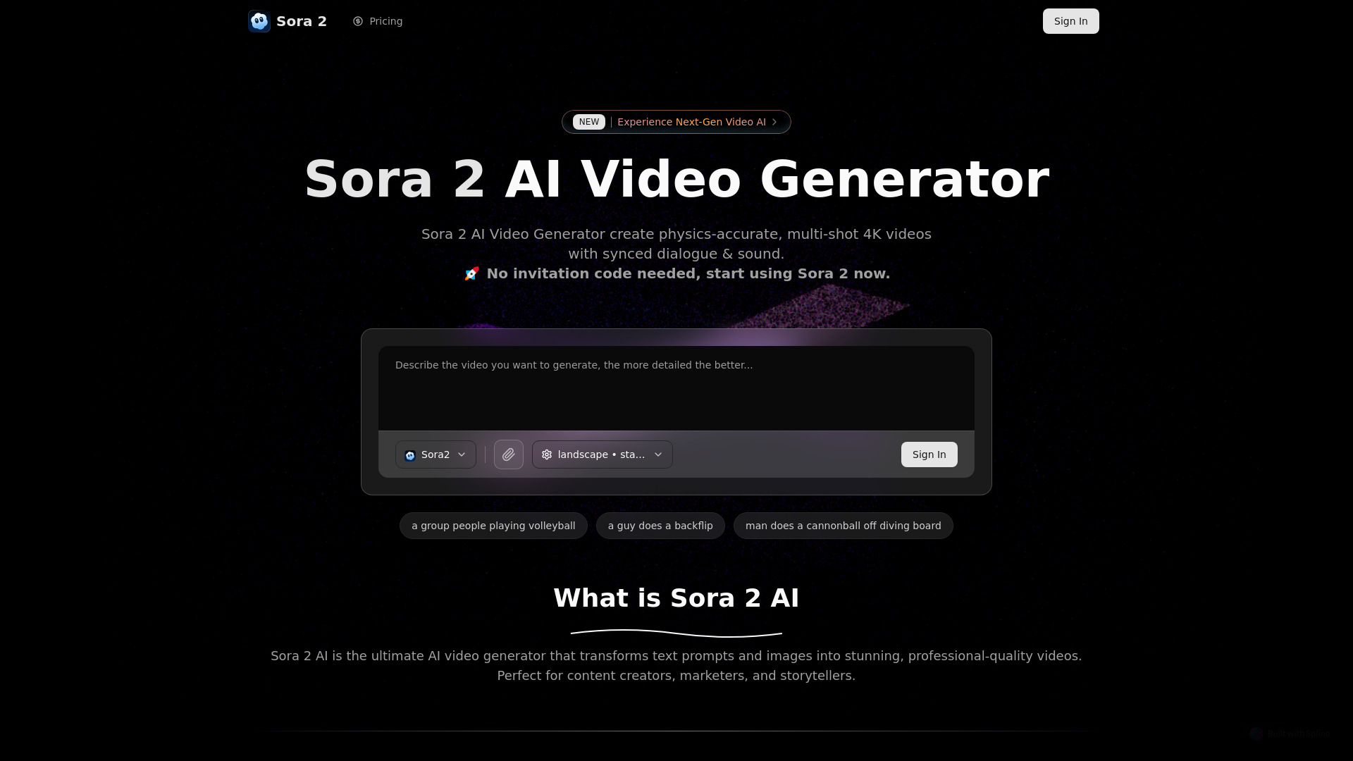 Sora 2 AI logo