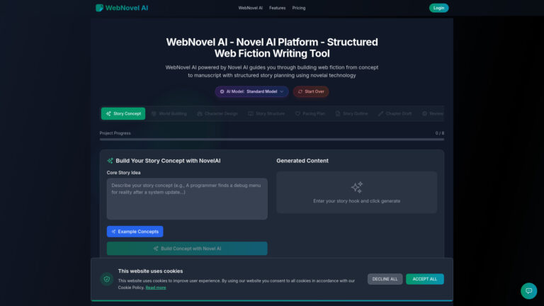 Powerful Webnovel AI AI Tool Review