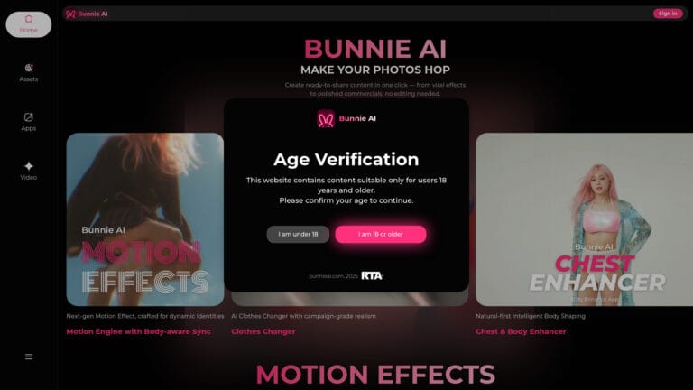 Popular Bunnie AI AI Tool Review
