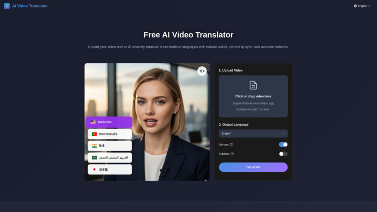 Innovative AI Video Translator AI Tool Review
