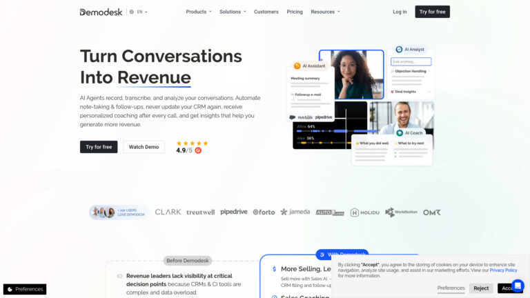 Best Demodesk AI Tool Review