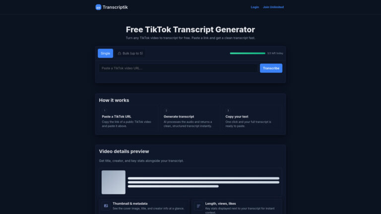 Smart Transcriptik AI AI Tool Review