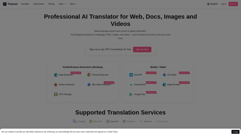 Trending Transor AI Tool Review