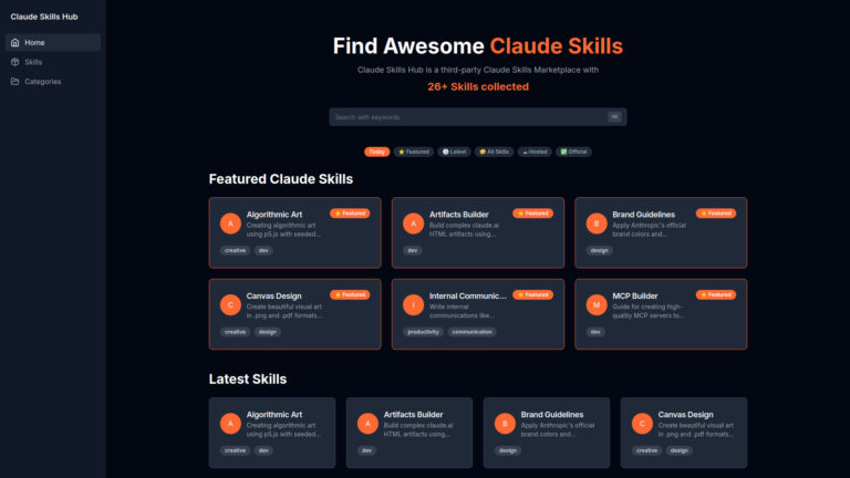 Trending Claude Skills Hub AI Tool Review