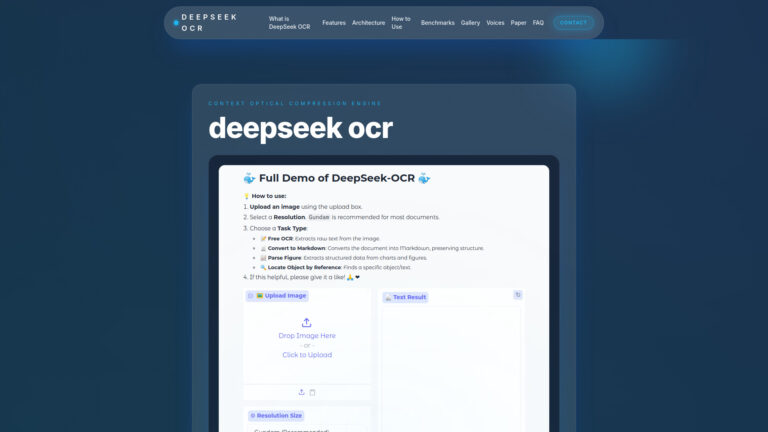 Advanced Deepseek Ocr AI Tool Review