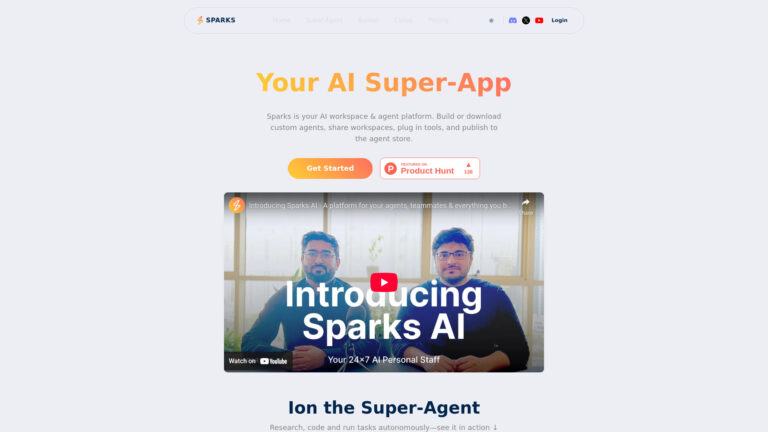 Powerful Sparks AI AI Tool Review