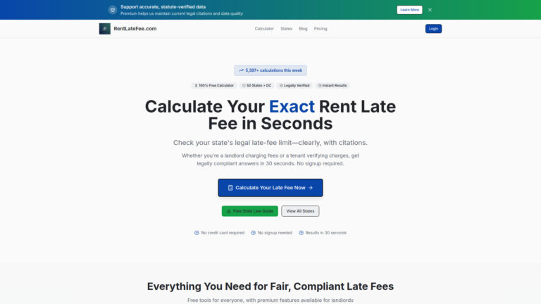 Advanced Rentlatefee.com AI Tool Review
