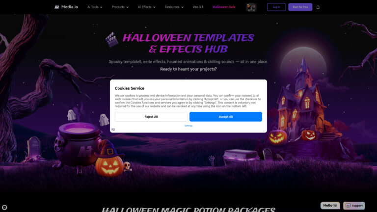Powerful Media.io Halloween AI Generator AI Tool Review
