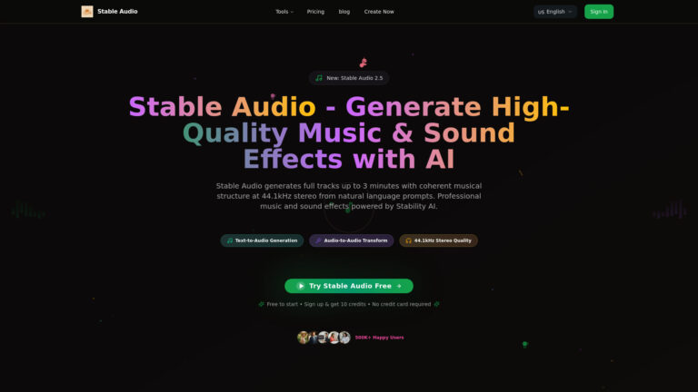Top Stable Audio AI Tool Review