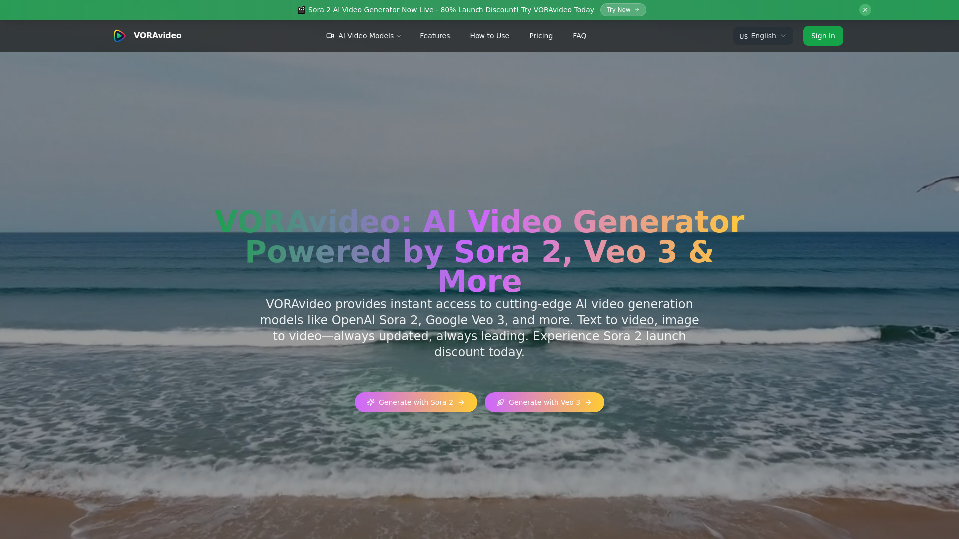 VORA video logo