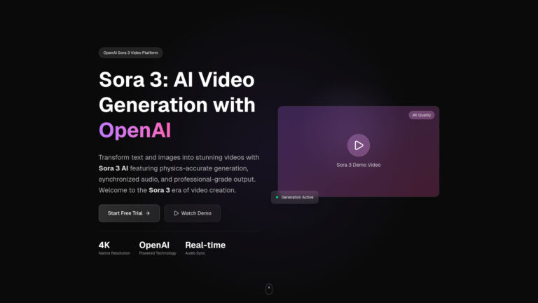 New Sora 3 AI Tool Review