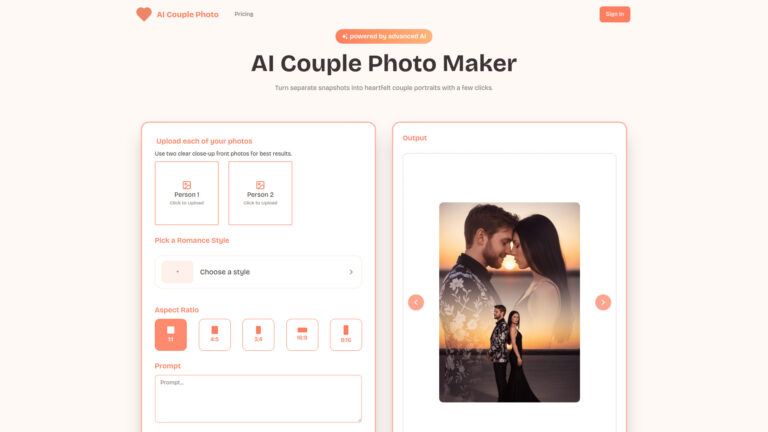 Trending AI Couple Photo AI Tool Review