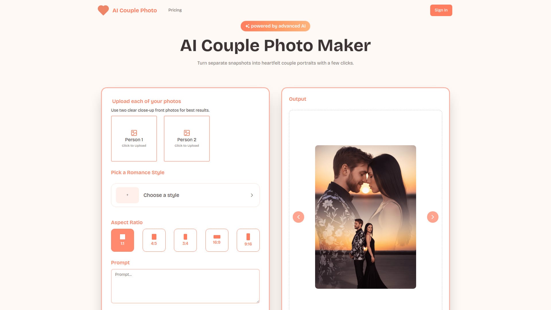 AI Couple Photo