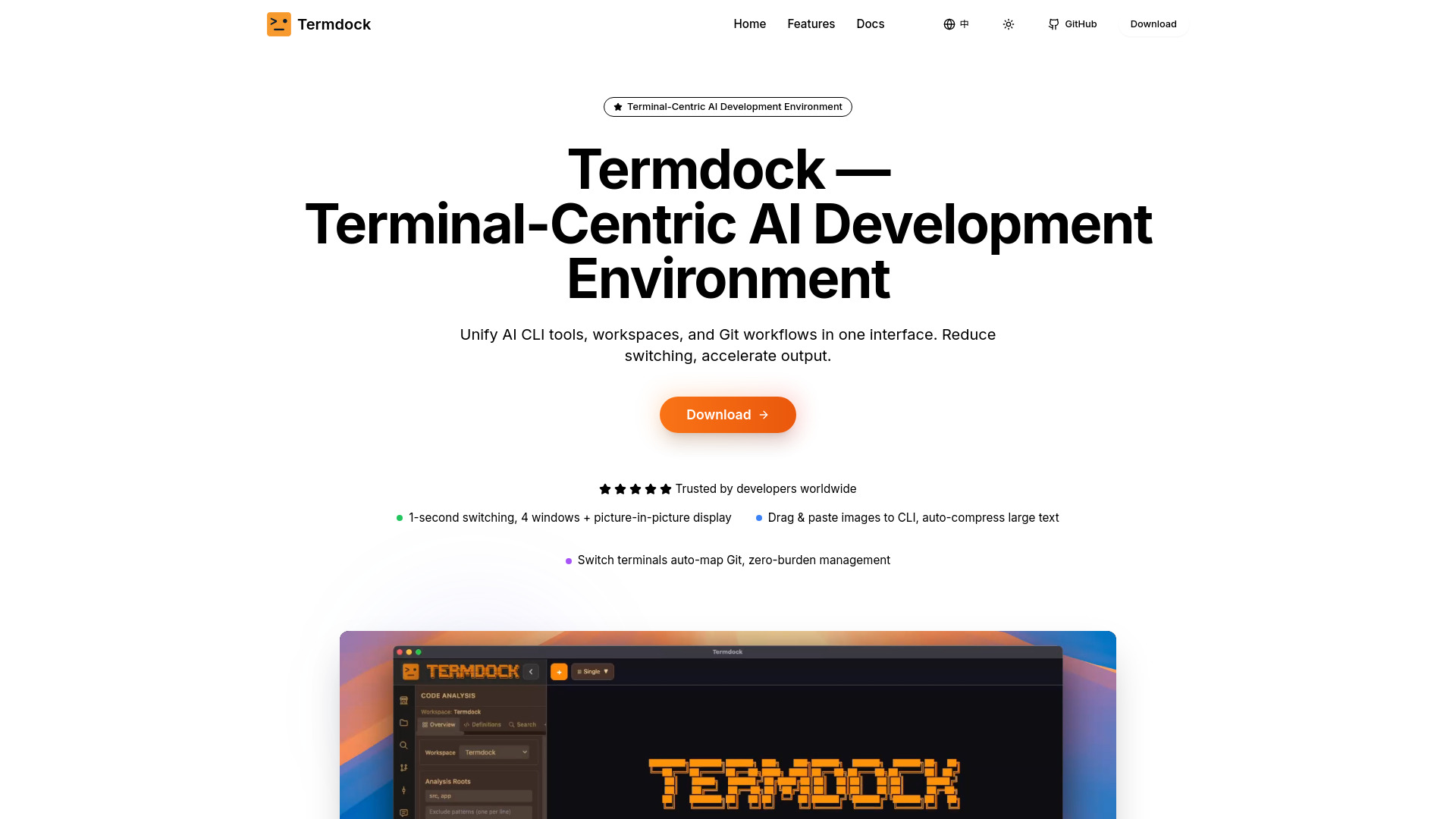 Termdock logo