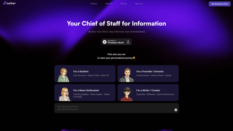 Free Ancher.ai AI Tool Review