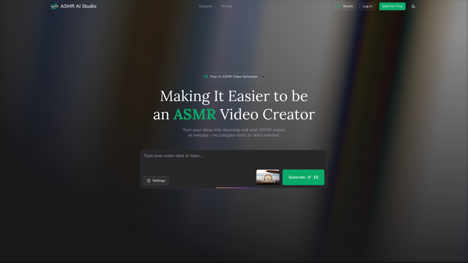 ASMR AI Studio logo