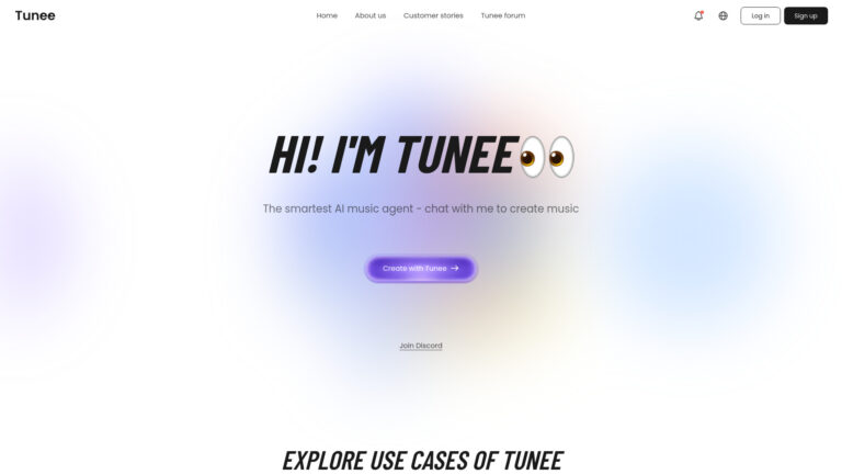 Free Tunee AI AI Tool Review