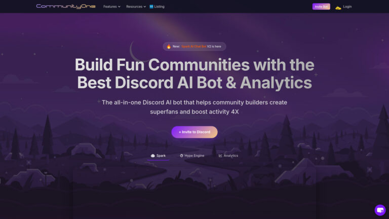 Best Communityone Discord AI Bot & Discord Analytics AI Tool Review