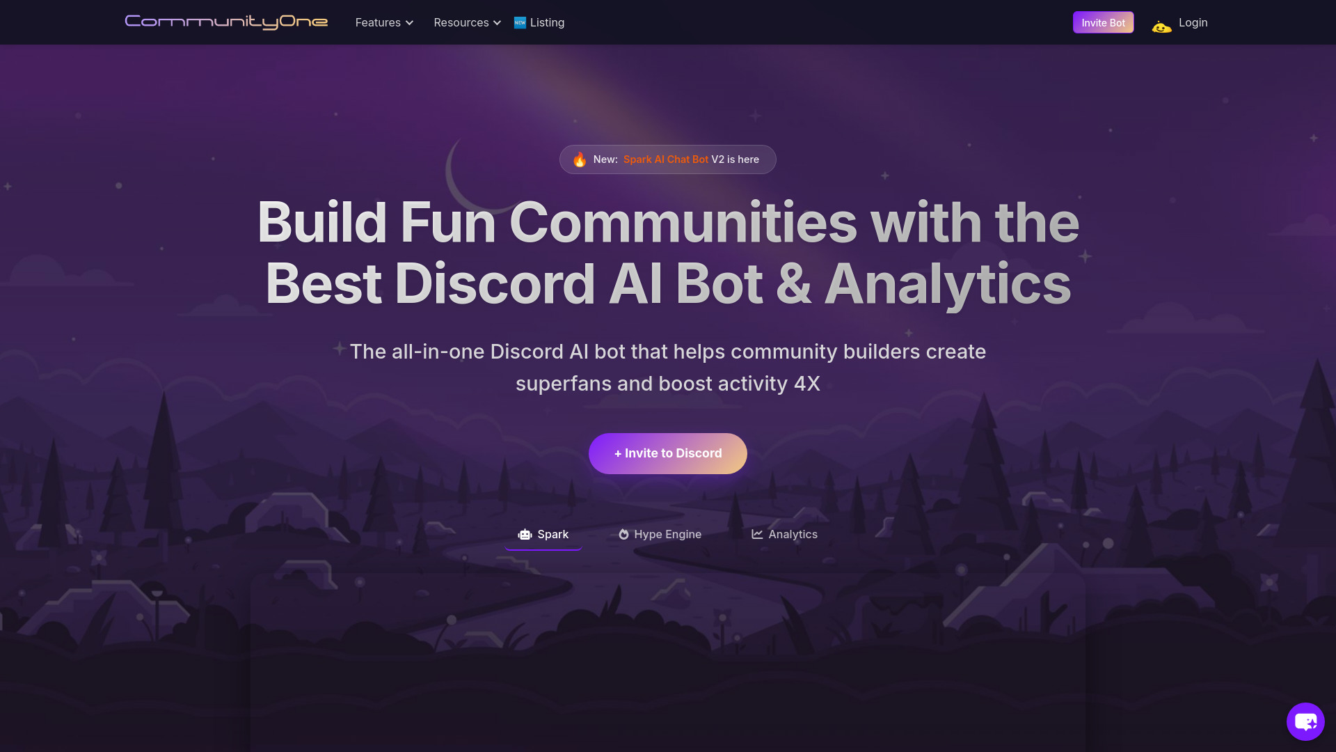 CommunityOne Discord AI Bot & Discord Analytics