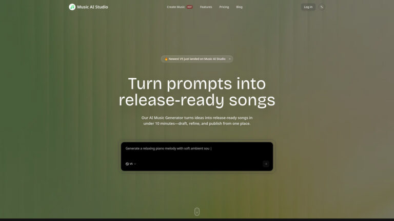 New Music AI Studio AI Tool Review