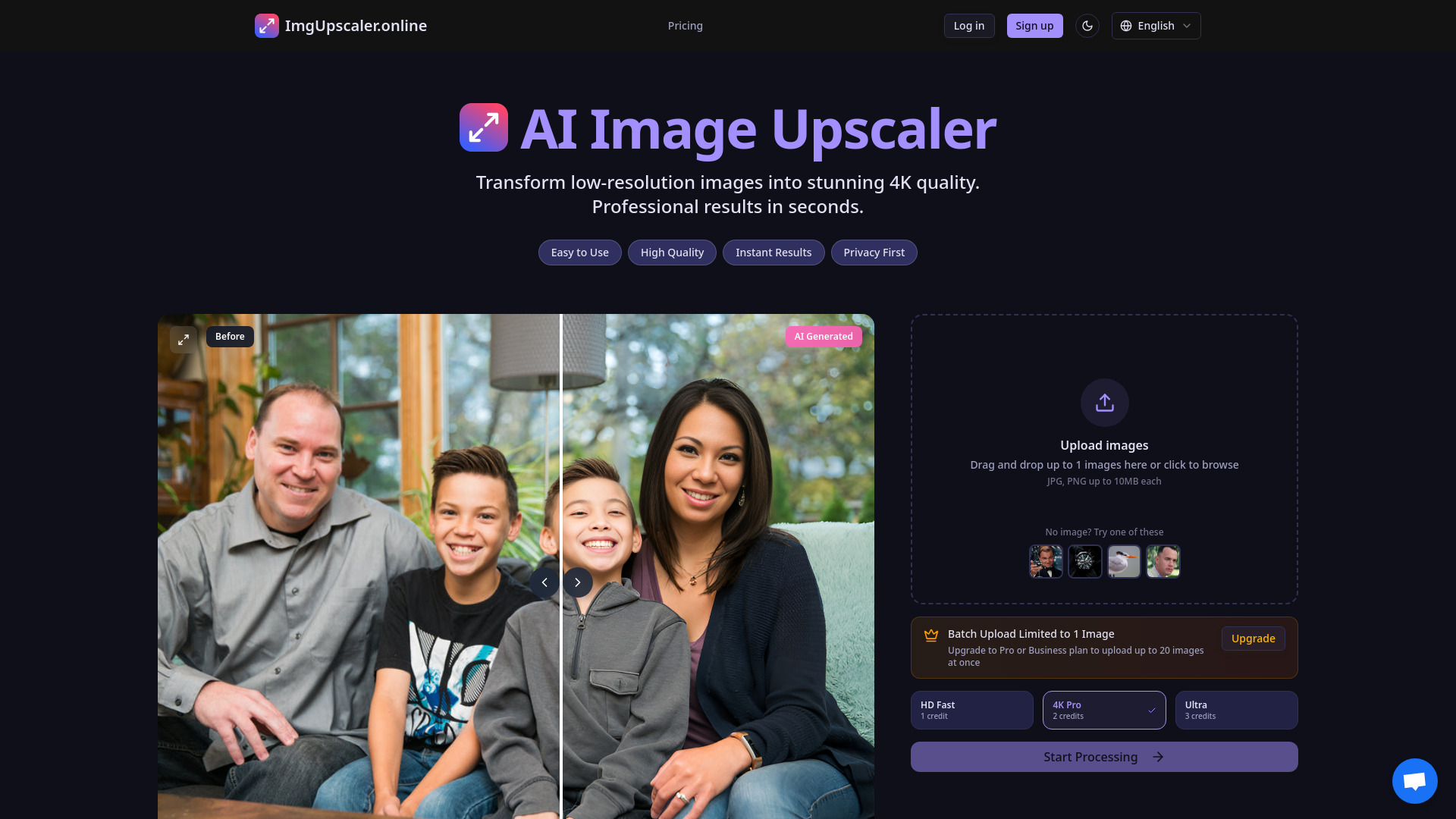 AI Image Upscaler Pro logo