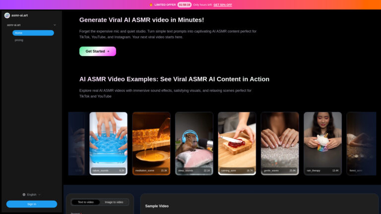 Innovative AI Asmr Generator AI Tool Review