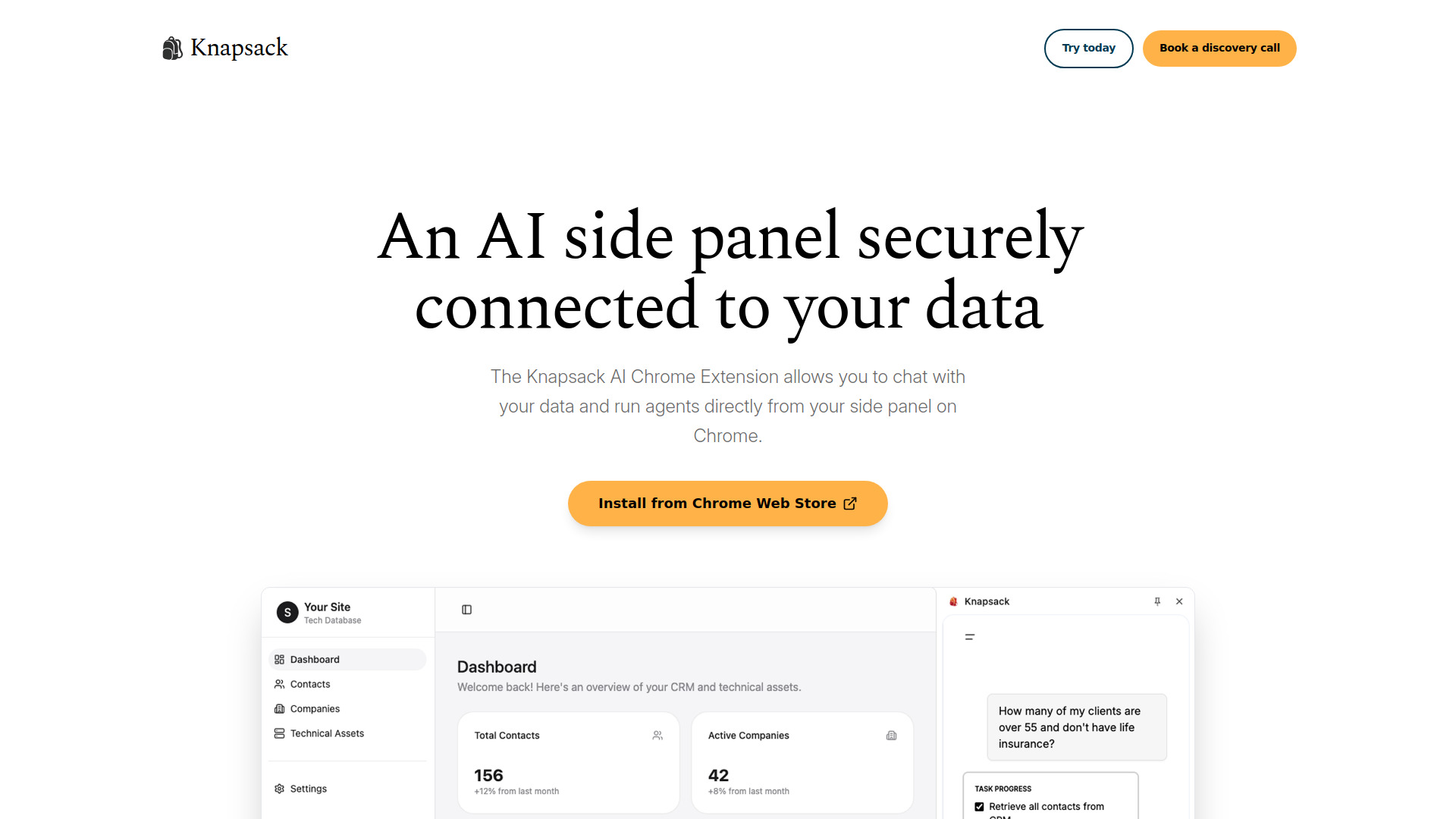 Knapsack Sidepanel logo