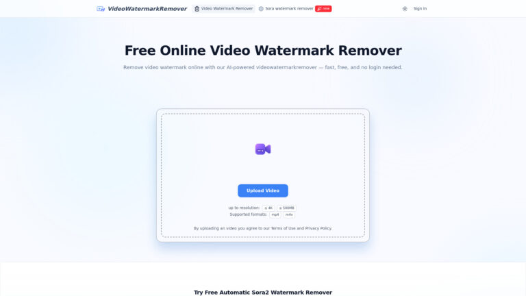 Top Videowatermarkremover AI AI Tool Review