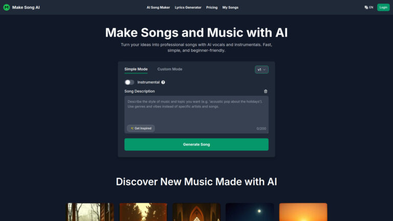 Powerful Make Song AI AI Tool Review