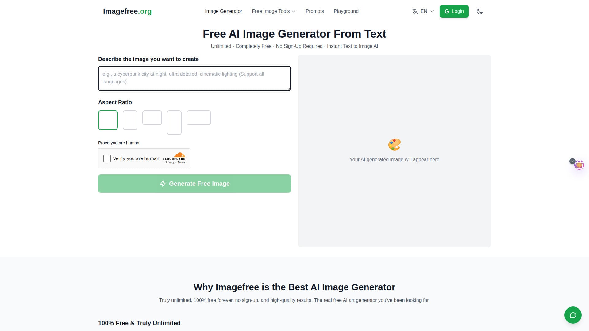 Free AI Image Generator logo