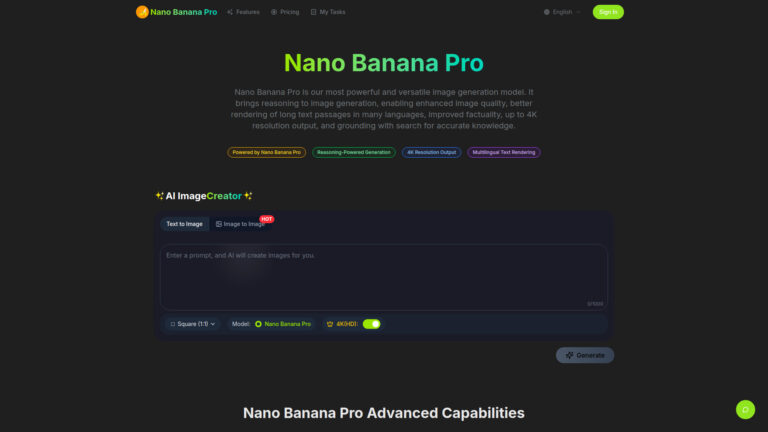 Free Nano Banana Pro AI Tool Review