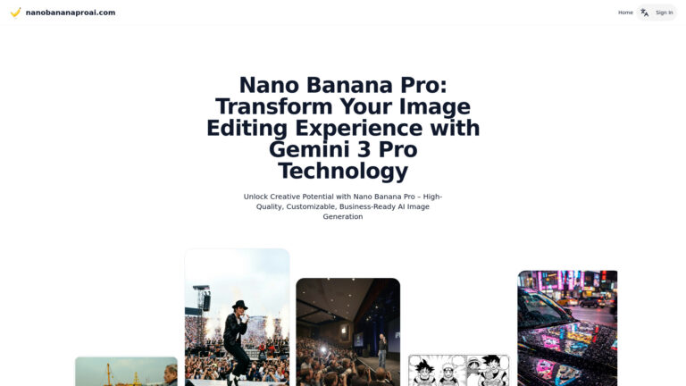 New Nanobananaproai.com：free Nano Banana AI Image Editor AI Tool Review