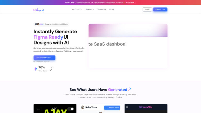 Free Ux Magic AI Tool Review